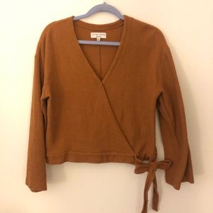 MOVING SALE!! Madewell Texture & Thread Wrap Top